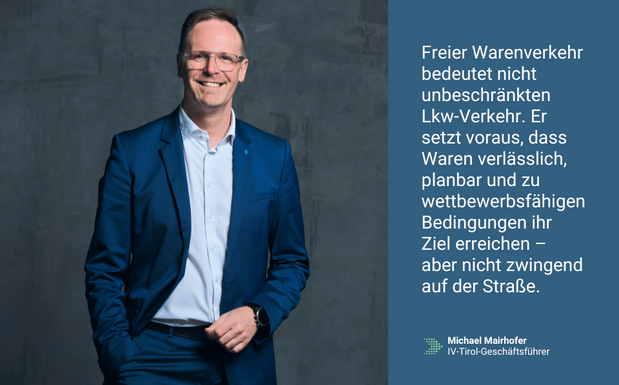 Foto und Zitatkachel von Michael Mairhofer
