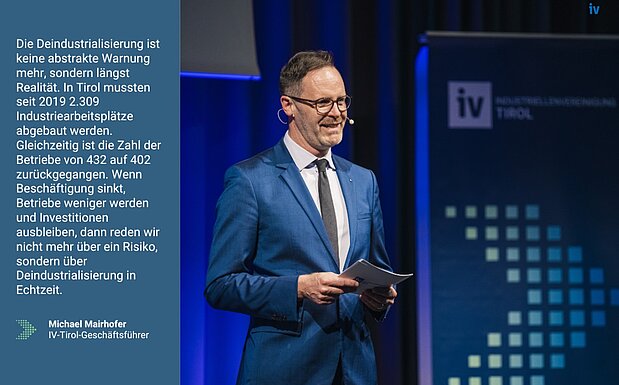 Zitat von Michael Mairhofer zu Deindustrialisierung