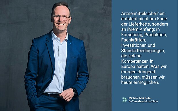 Foto und Statement von Michael Mairhofer zum Kommentar