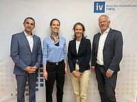 v. l. Omar Hajawi-Pirchner, Verena Aichholzer, Therese Niss und Max Kloger 