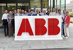 Die Delegation der IV Tirol bei ABB