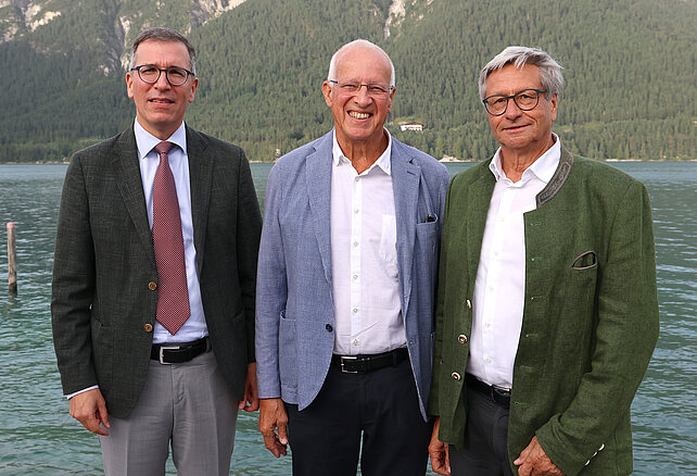 Ehrenpräsidenten der IV Tirol: Christoph Swarovski, Oswald Mayr, Reinhard Schretter