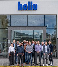 JI Tirol zur Firmenführung bei hollu