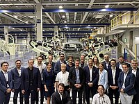 Die Delegation der IV Tirol bei einem Unternehmensbesuch in Japan