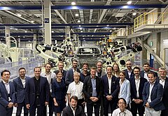 Die Delegation der IV Tirol bei einem Unternehmensbesuch in Japan