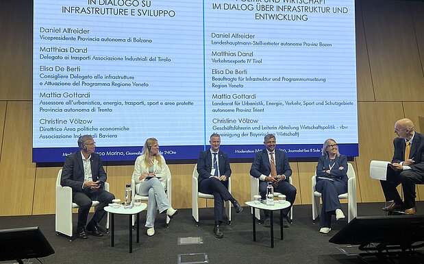 Das Expertenpanel mit IV-Tirol-Verkehrsexperten Matthias Danzl