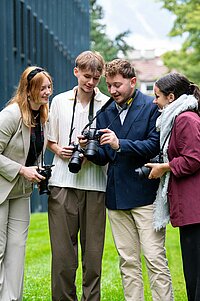 Tirols Journalismusnachwuchs bei der Arbeit