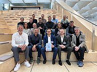 Die Teilnehmenden des Besuchs der KMU-Plattform der IV Tirol in der Swarovski Manufaktur