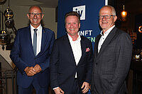 v. l. Landeshauptmann Anton Mattle, IV-Präsident Georg Knill, IV-Tirol-Präsident Max Kloger